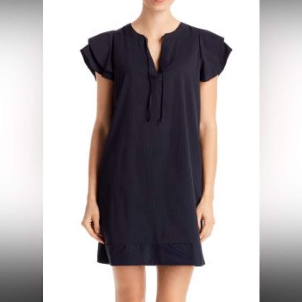 Vineyard Vines Black Casual Dress - harbor style, performance material xs